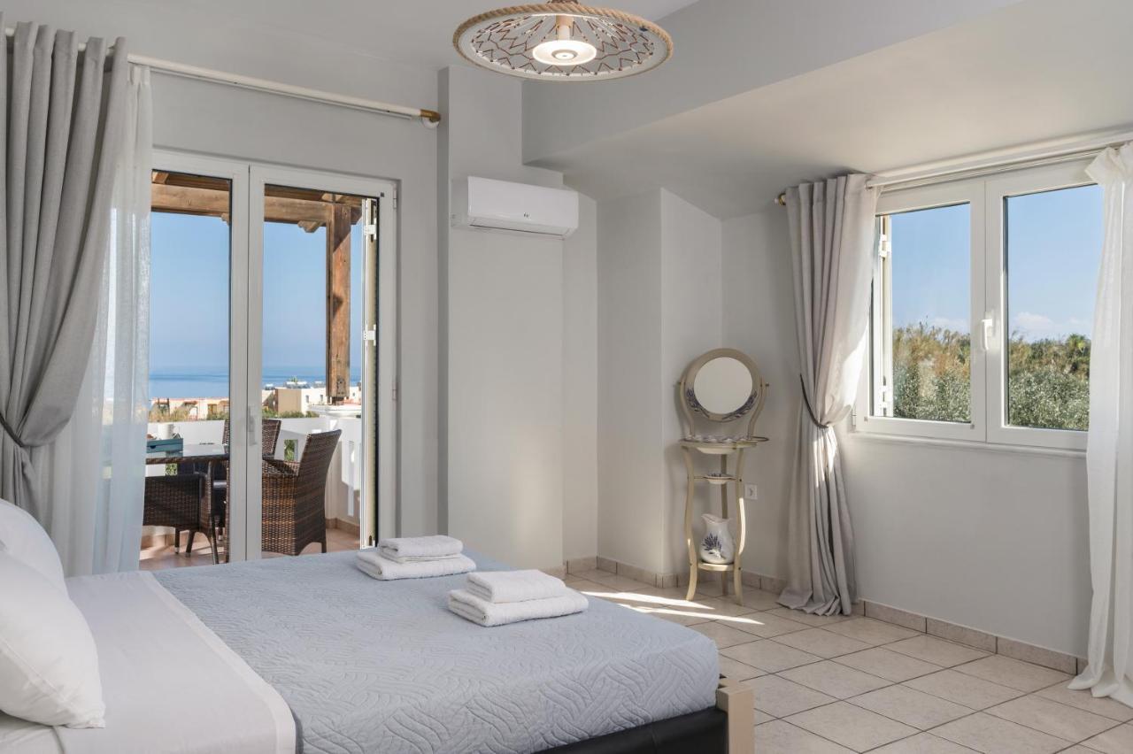 Casa De Philippe With Unique Seaview 2' From Beach Agia  Ngoại thất bức ảnh