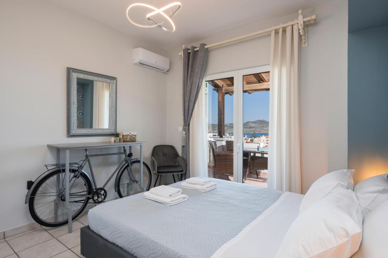 Casa De Philippe With Unique Seaview 2' From Beach Agia  Ngoại thất bức ảnh