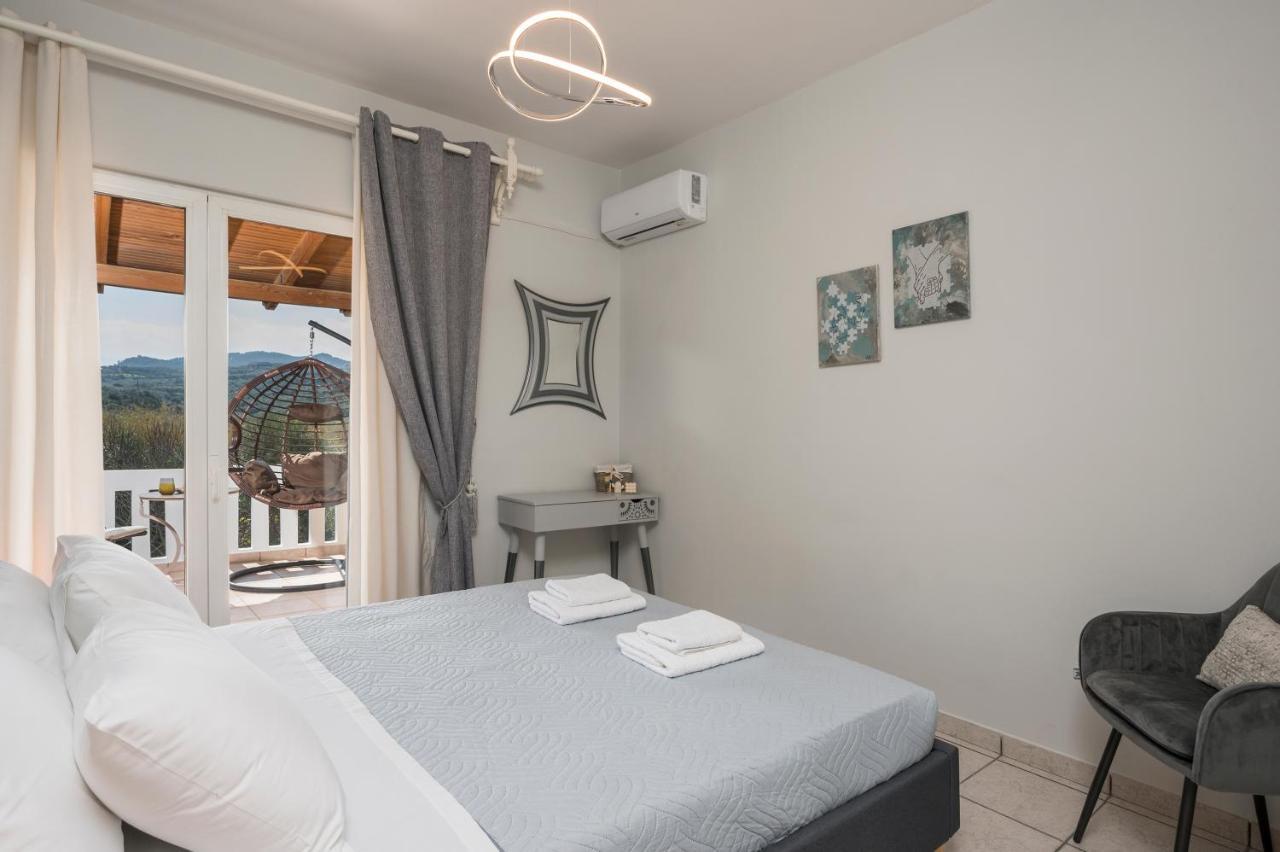 Casa De Philippe With Unique Seaview 2' From Beach Agia  Ngoại thất bức ảnh